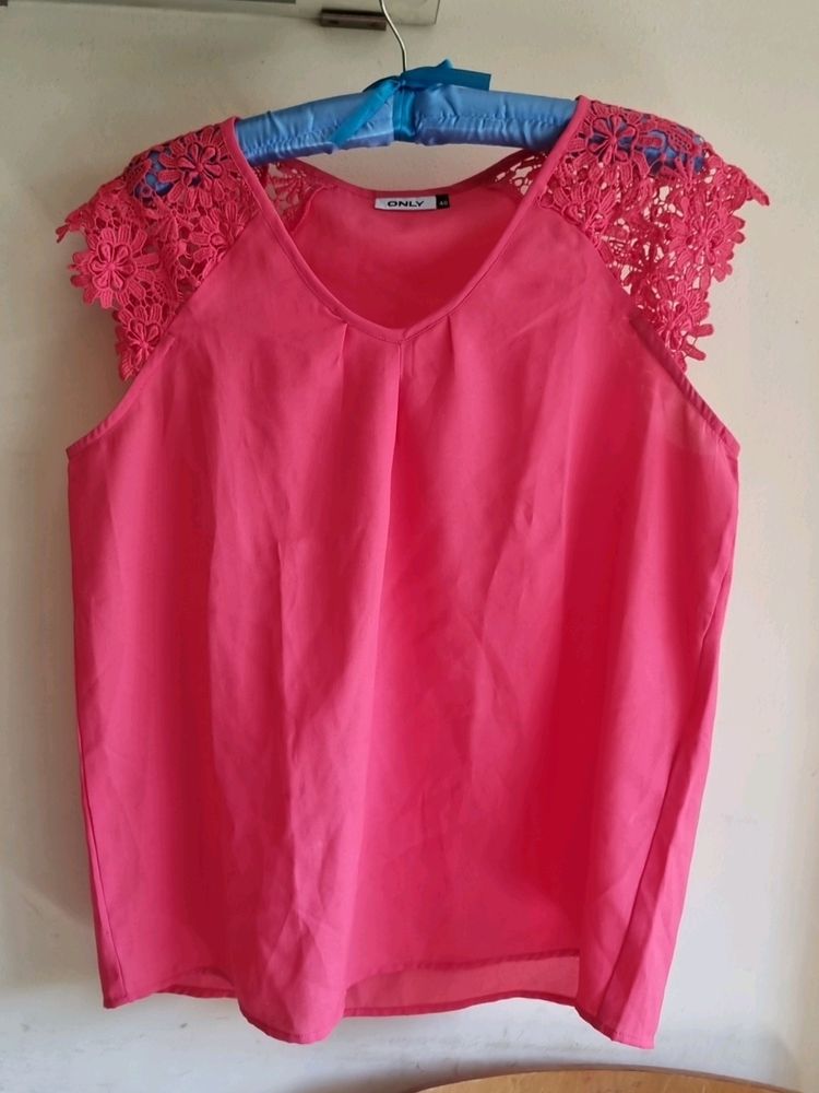 PRICE DROP!!! ONLY pink Sleeveless net Top