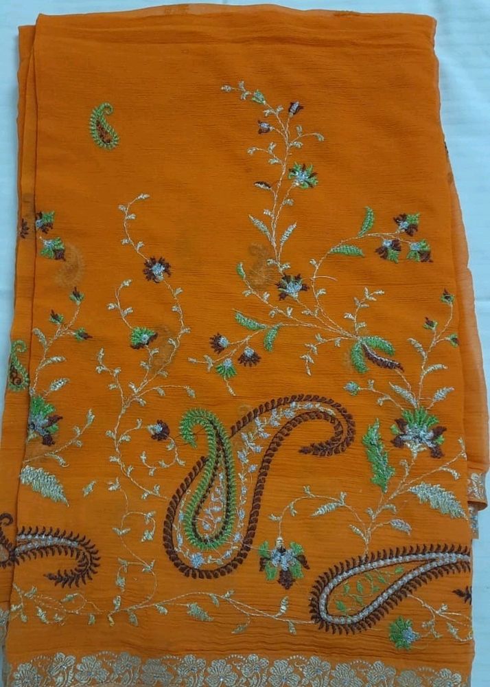 Very Good Orange Color Saree