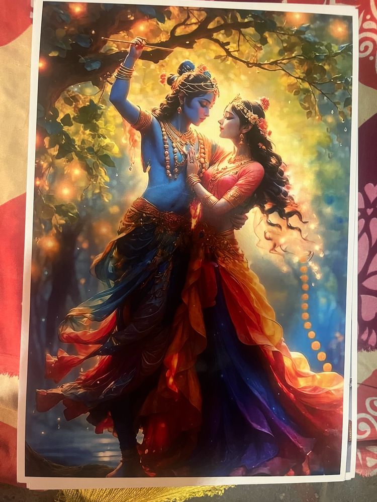 Combo Set & Radha Krishna Painting 🕉️