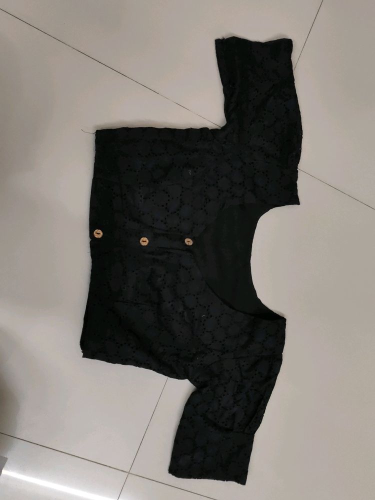 Chikankari Black Blause