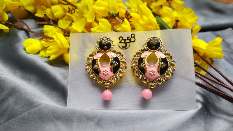 Pink Earrings