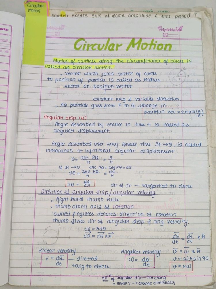 Handwritten Notes + Formula Chart | Affordable