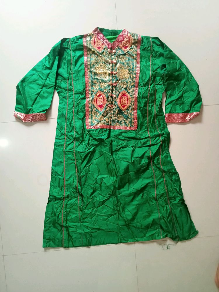 Green Kurta