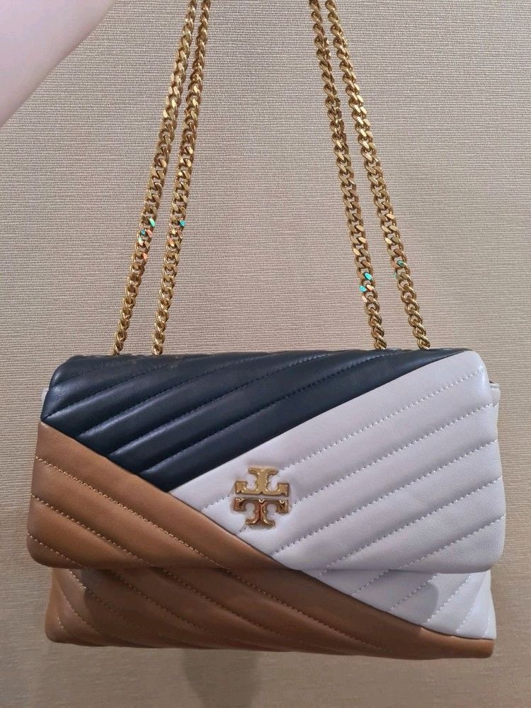 Tory Burch Kira Chevron Mix Colour Convertible Bag