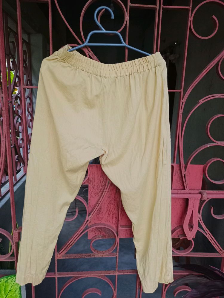 Beige Colour Ankle Length Pant