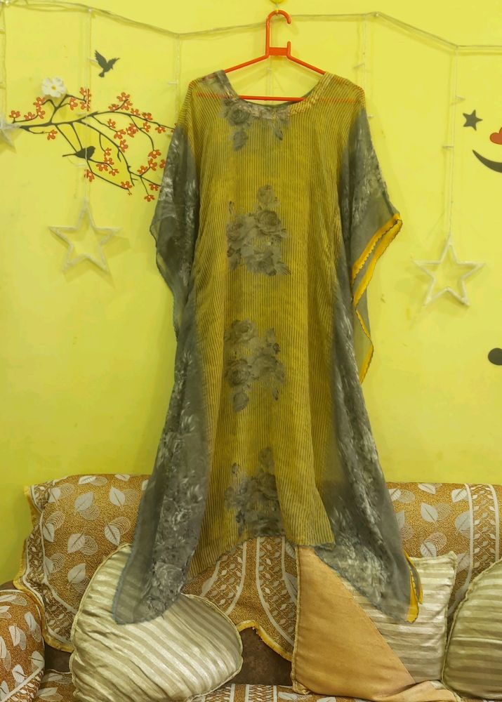 Kaftan Chiffon Kurta💛