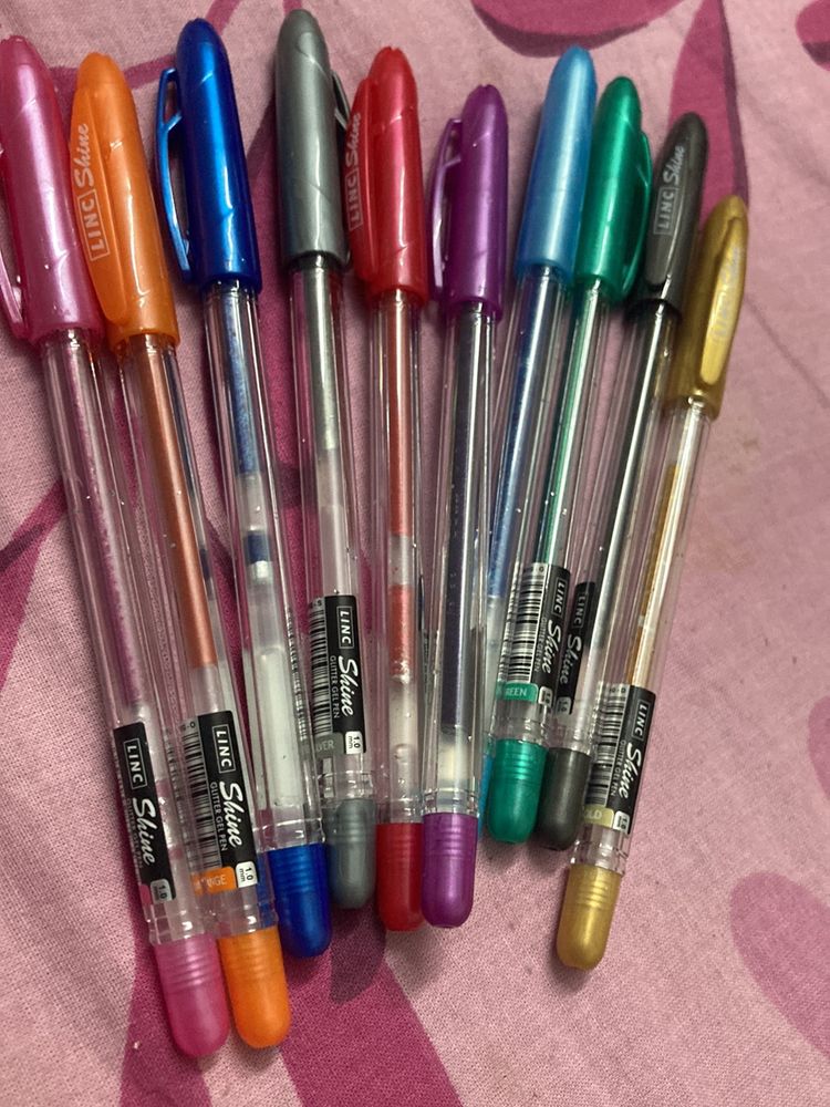 Glitter Pen Pack For Grabs