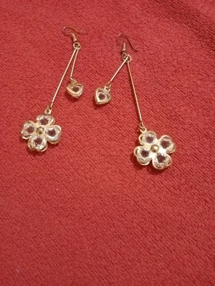 Flower Stone Earrings