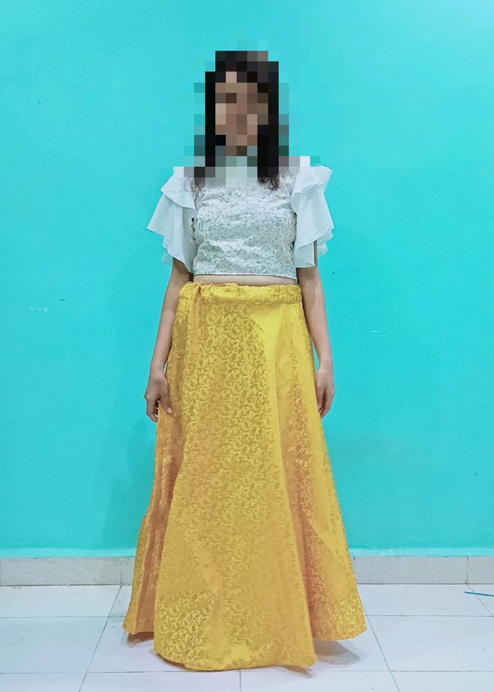 Yellow Skirt And Top