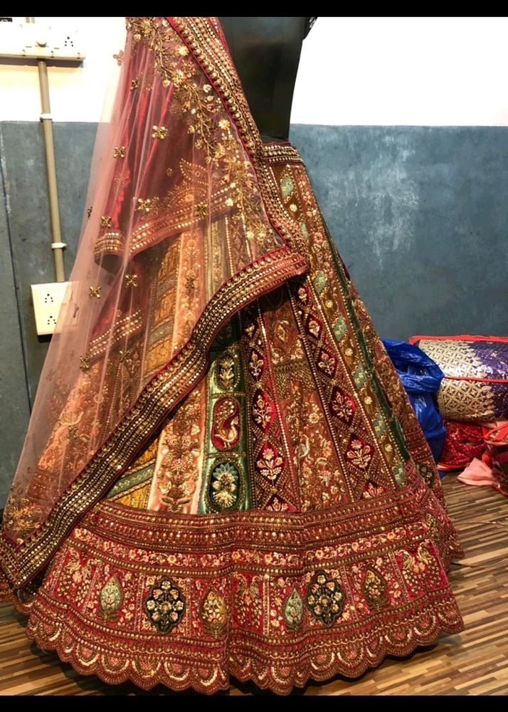 Unstitched Bridal Lehanga Sabyasachi Design