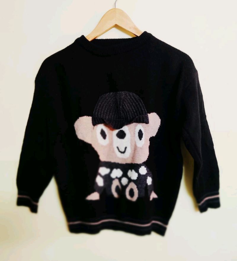 Black Sweater Size-36