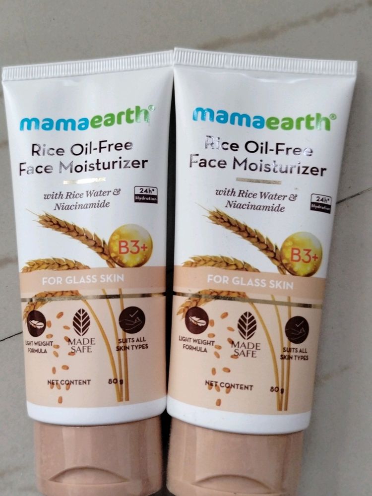 Rice Water Oil Free Face Moisturizer 2pcs