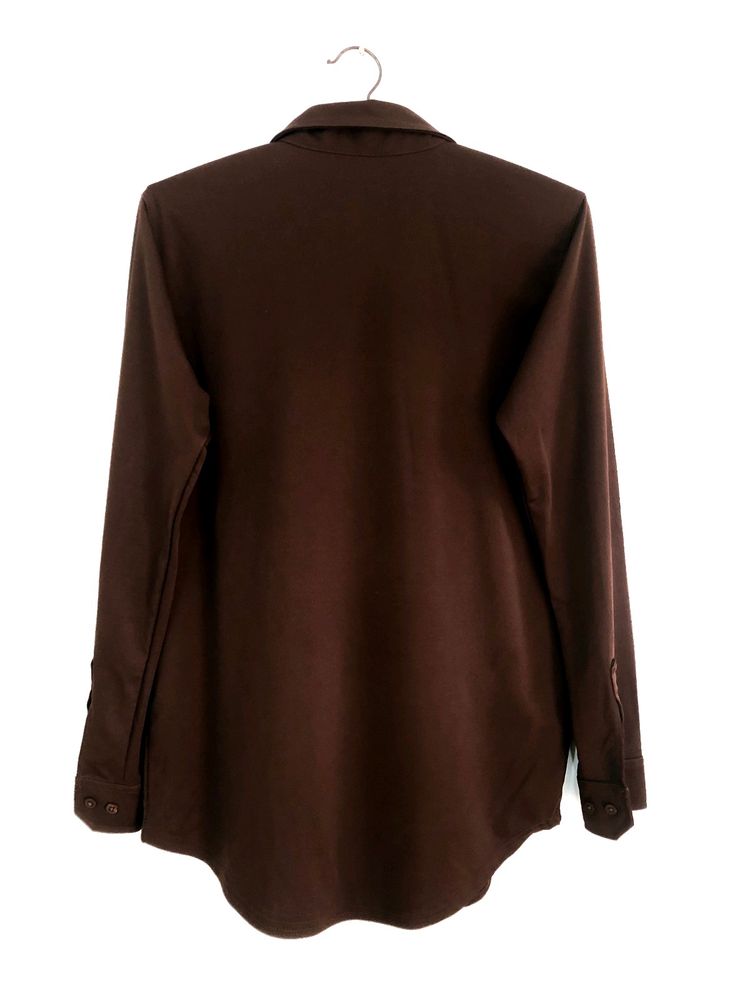 Casual Coffee Brown Shirt