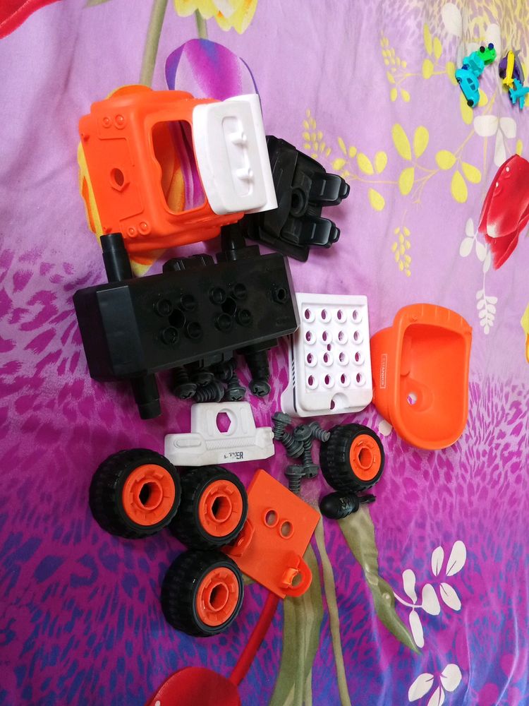 Kids Re-assemble Vehicle Toy