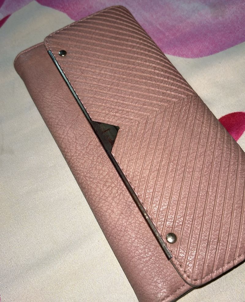 Pink Colour Wallet