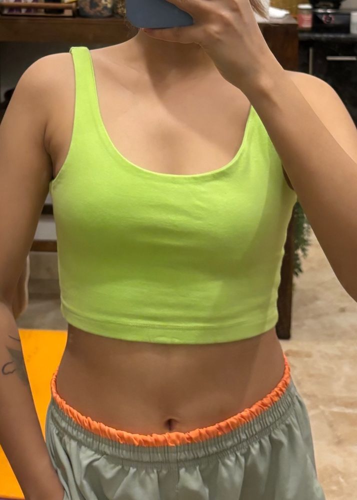 Neon green Crop Too For Sale 🔥🔥