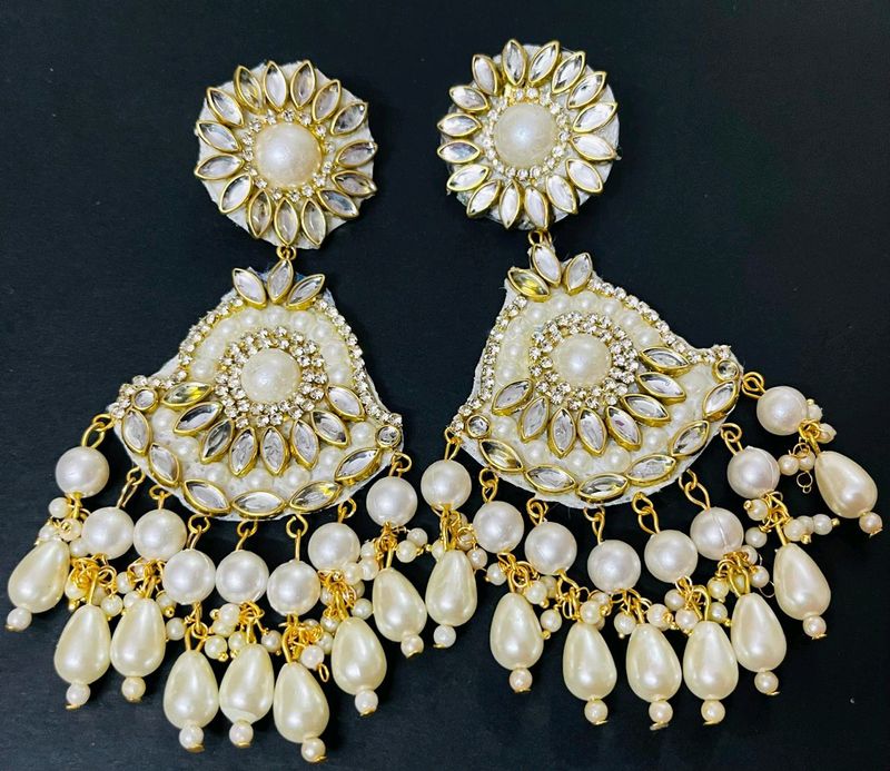 Fancy Party Wear Have Long Size Earrings