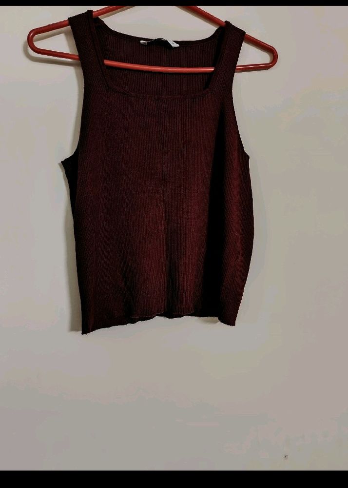 Maroon Tank Top