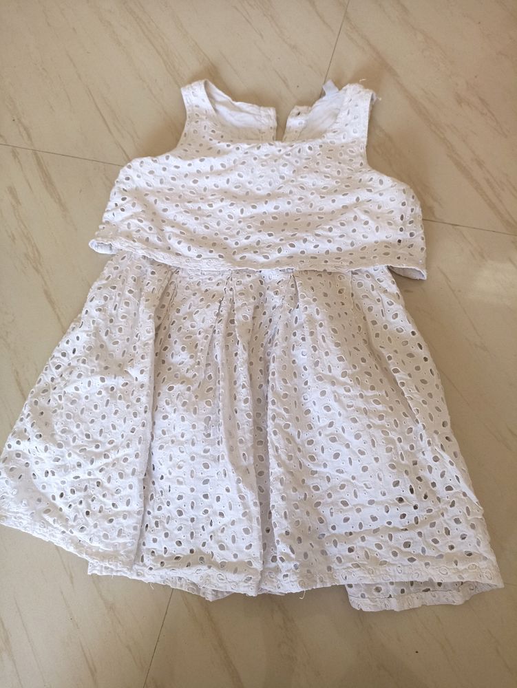 White Dress For Kids