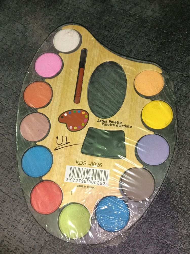 Water Colour Palette And Play Clay