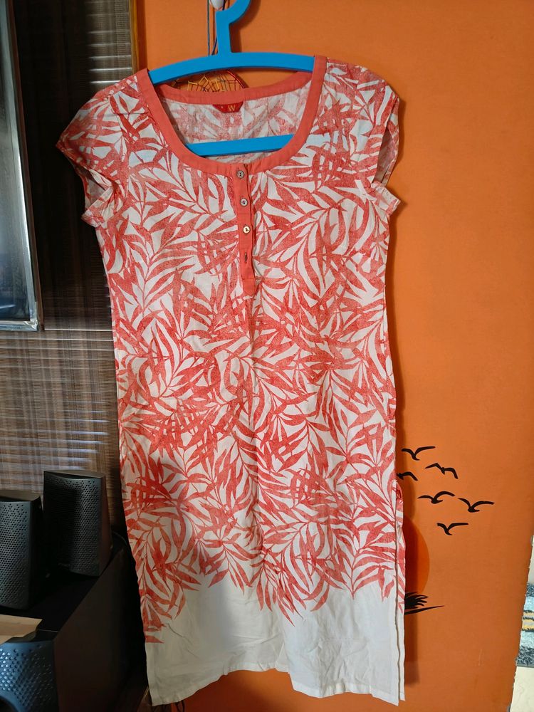 Peach KURTA