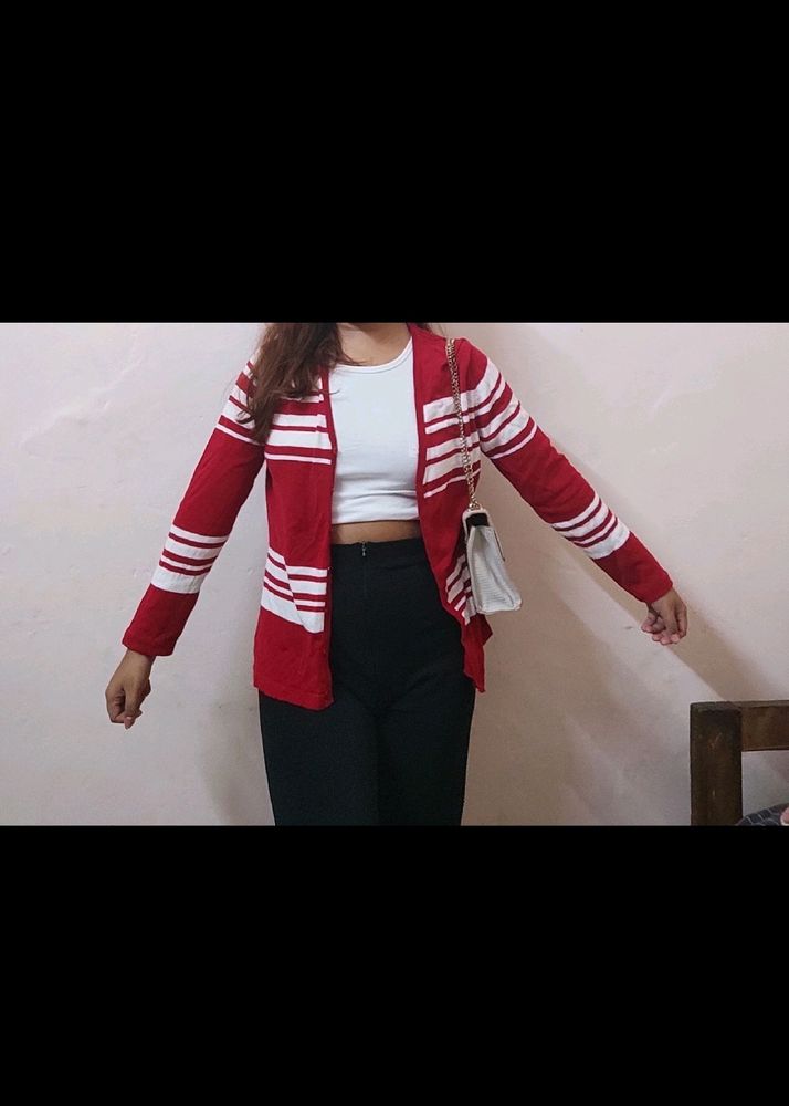 Striped Cardigan