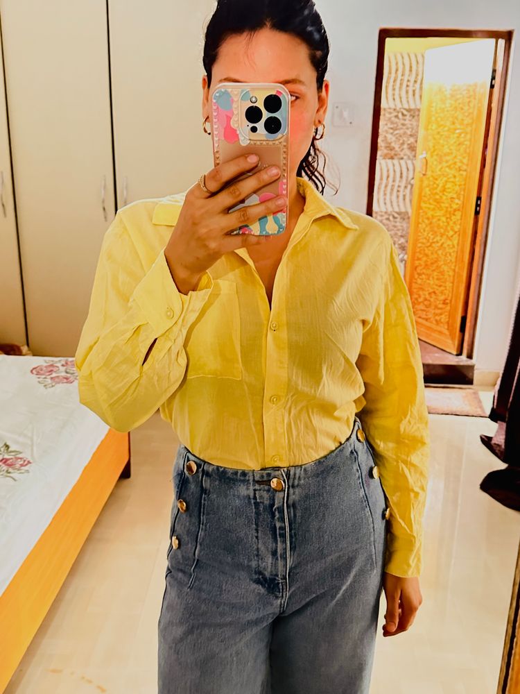 H&M Yellow Shirt