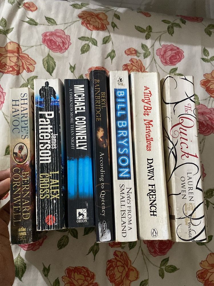 Set Of 7 Fiction Books