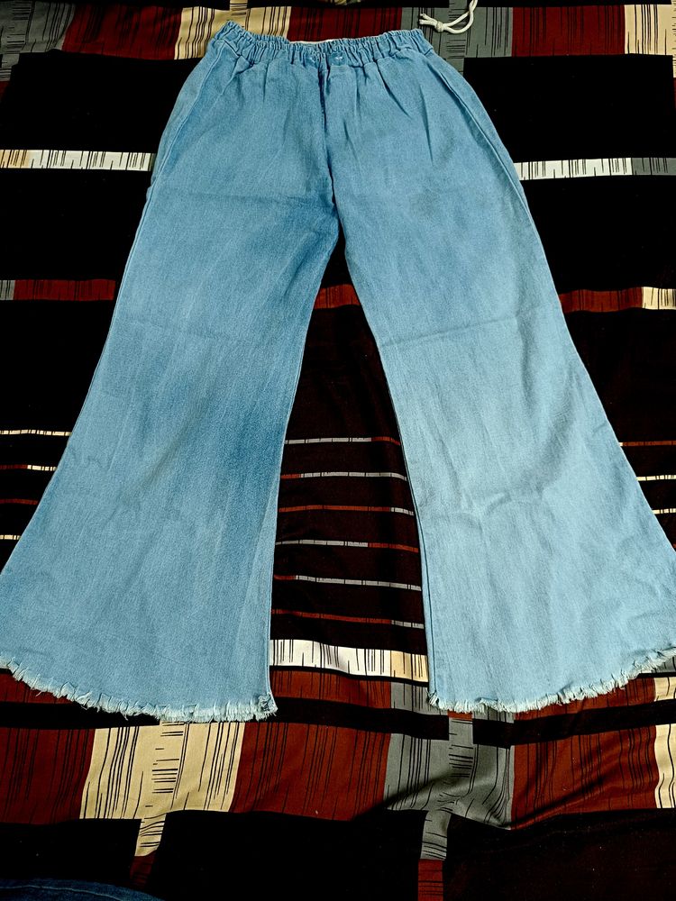 Bell Bottom Jeans And Straight Fit