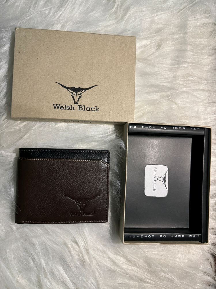 WELSH BLACK Branded Wallet For Men.