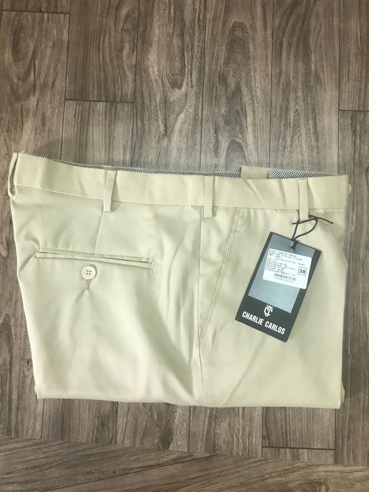 Cream 38 Formal Trouser