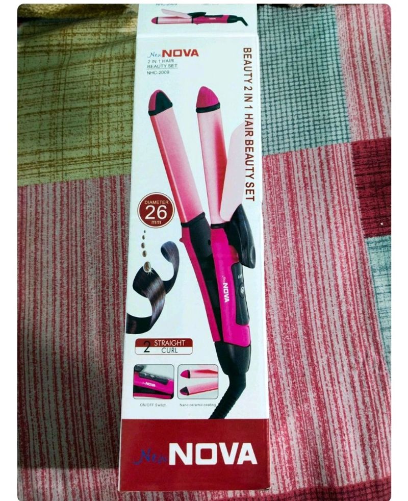 2 in 1 Hair Straightener And Curler