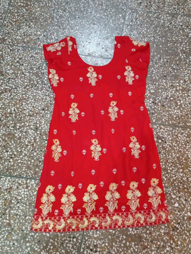 Red Salwar Kameez