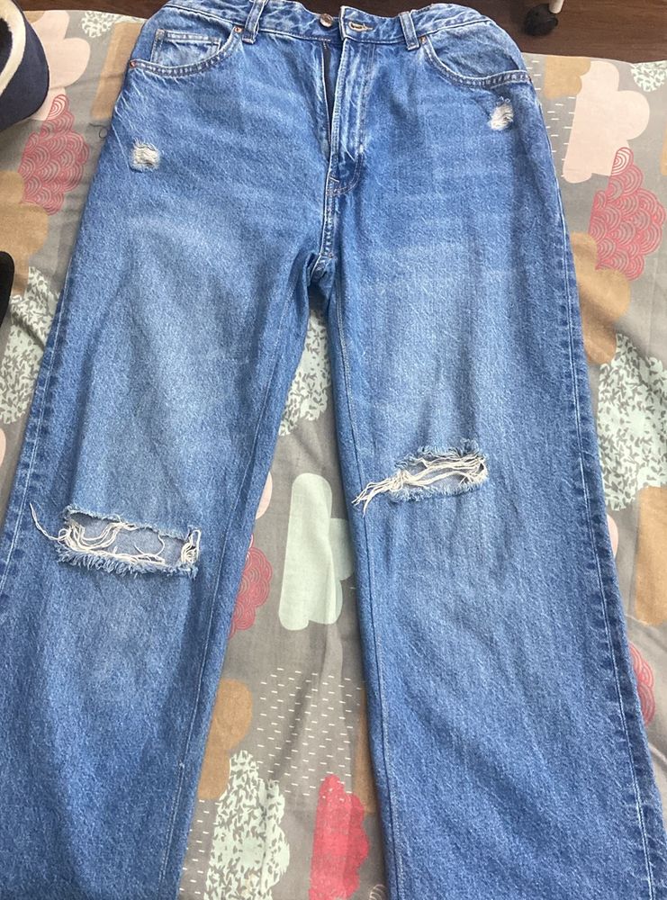 Bershka 90’s wide leg jeans