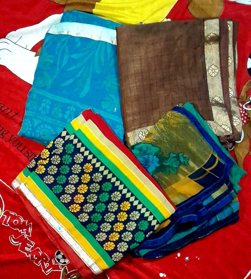 Combo Of 5 Sarees