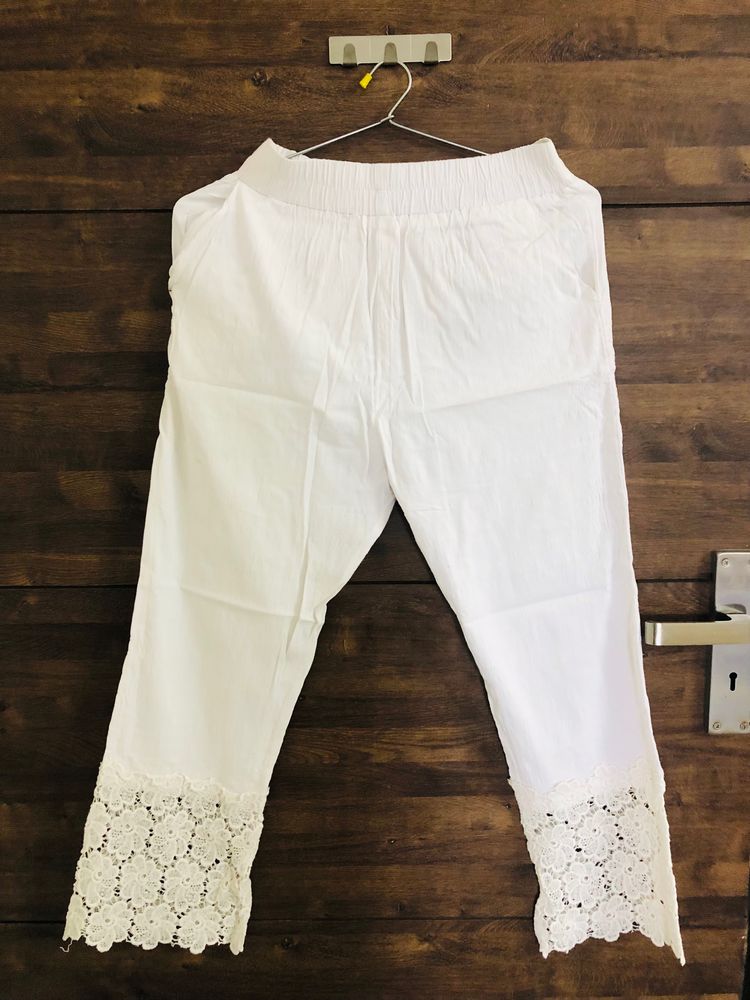 Beautiful  Embroidery Pencil Pant ( Preloved )