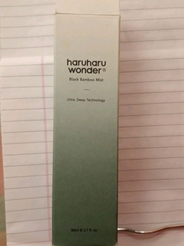 Haruharu Wonder Black Bamboo Mist