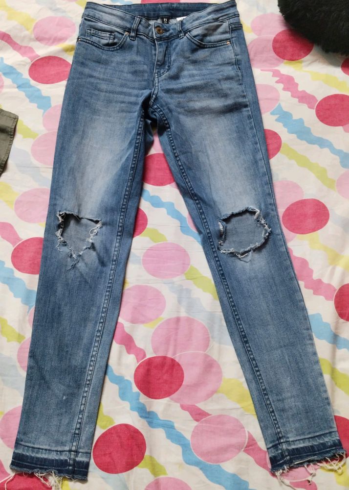 Distressed H&M Denim