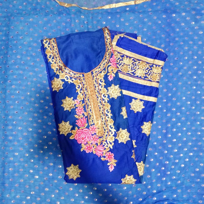 Embroidery Work Cotton Suit