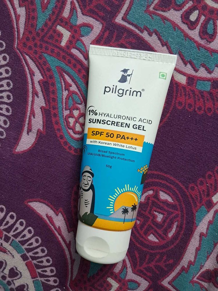 Pilgrim 1% Hyaluronic Acid Sunscreen Gel SPF 50 PA