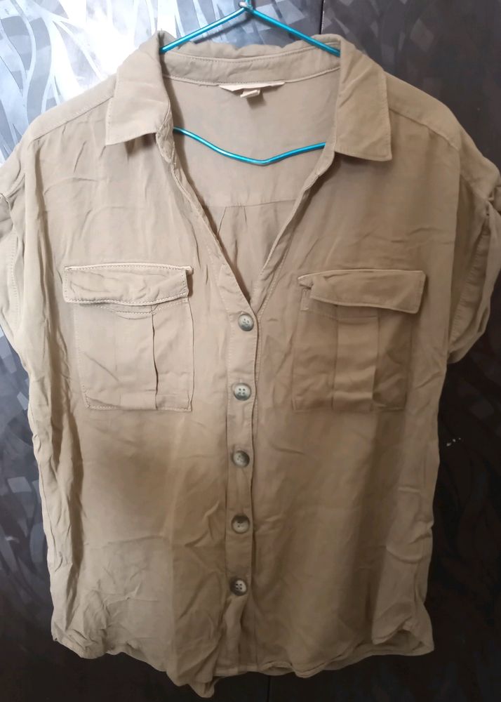 Shirts Olive Green Colour