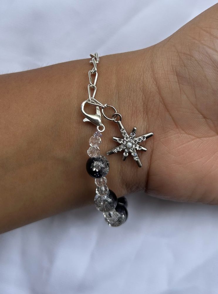 NOIR SPARK CRYSTAL STAR BRACELET ✨