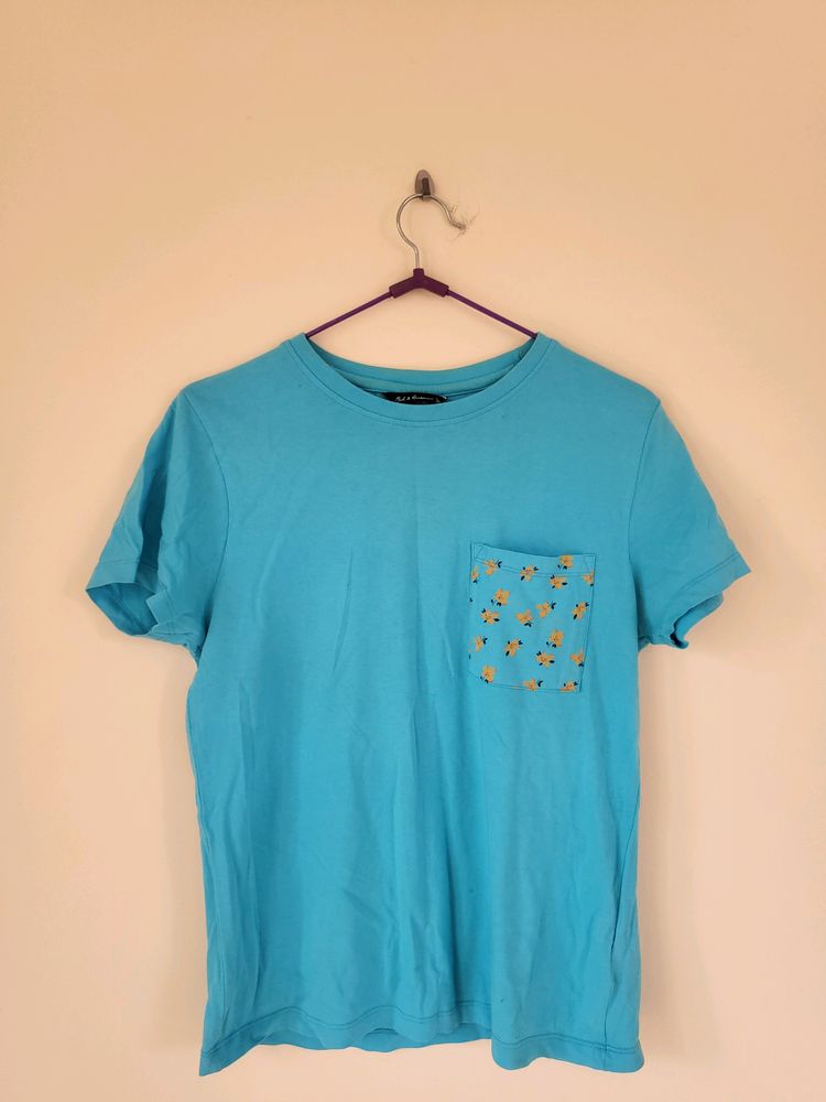 Blue Casual Tshirt