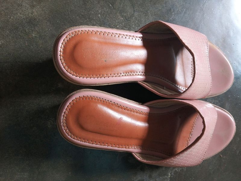 Peach Sandal For Women's