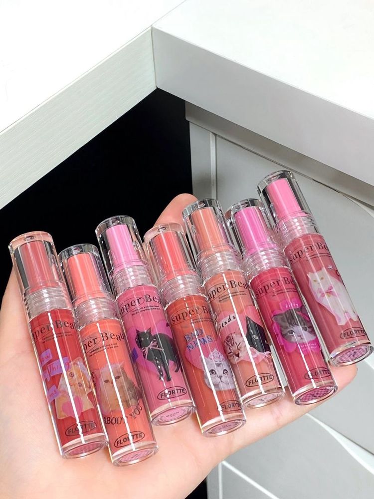 Cappuvini Cat Lipgloss Super Beauty 🌸🍓