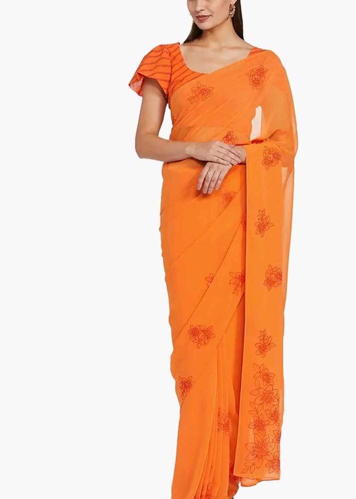 Branded River Party Wear Saree