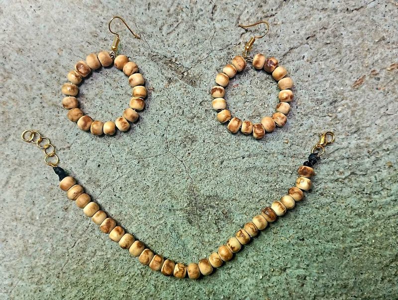 ❤‍🔥Wooden Jewelry Set🍁