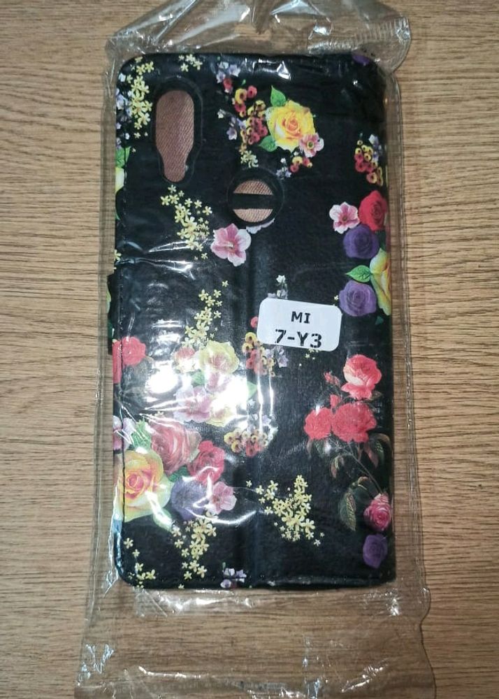 Mi Redmi Note-7 Gladly Flip Cover (Rose Black)