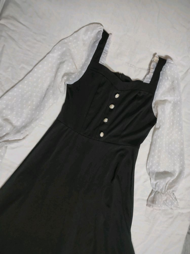 Urbanic Black A-line Dress