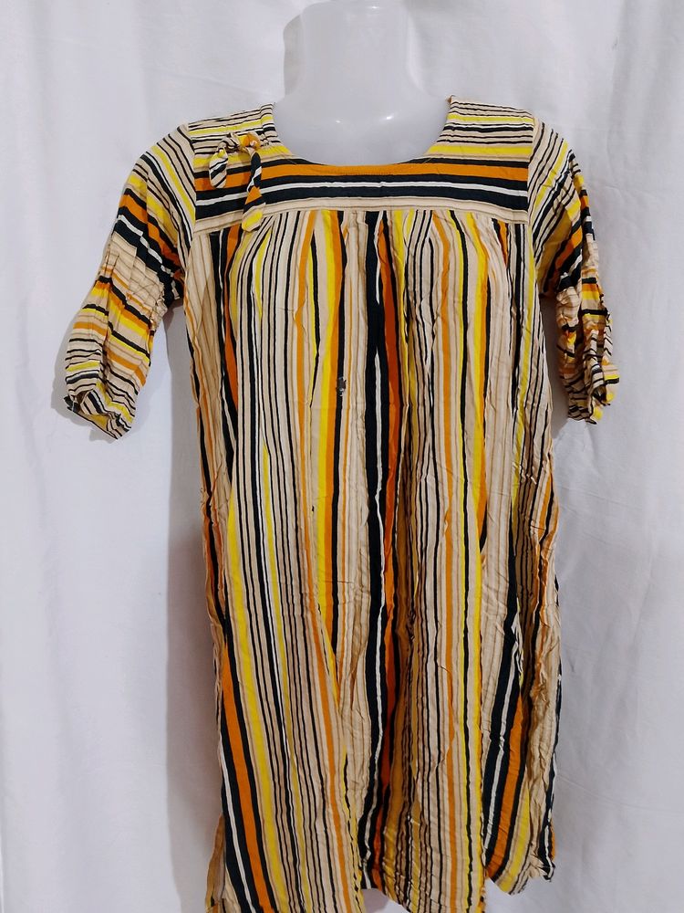 Rayon Yellow Tunic